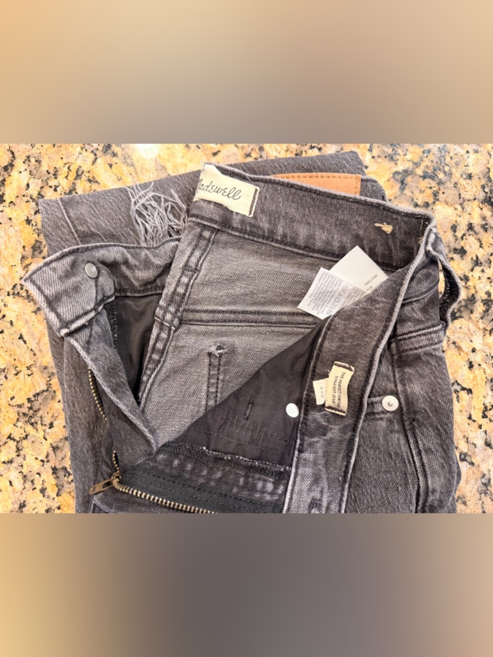 Madewell Denim Grey/Black Jeans